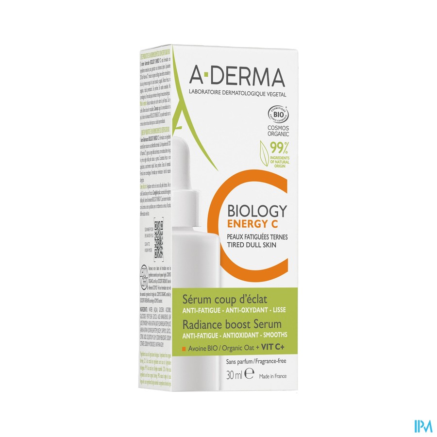 vignette A-DERMA BIOLOGY ENERGY C SERUM30ML