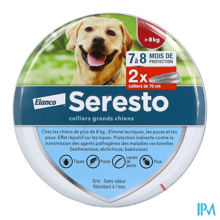 vignette COLLIER SERESTO A/PARA GD CHIEN X2
