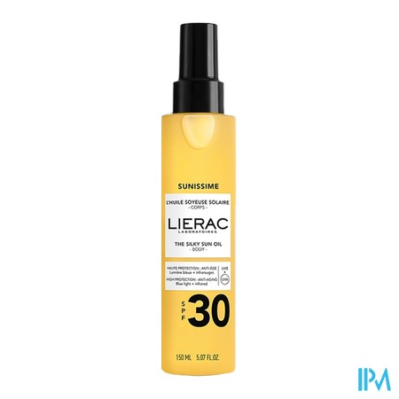 vignette LIERAC SUNISSIME HUILE CORPS SPF30 150ML