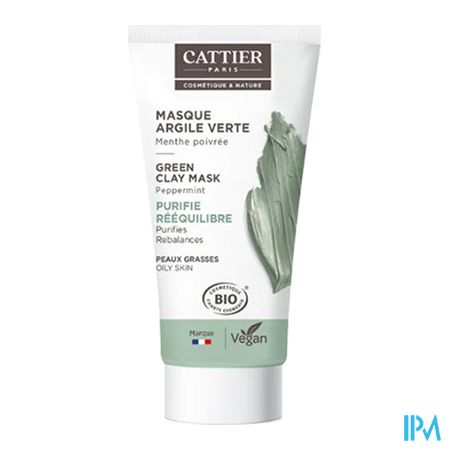 vignette CATTIER MINI MASQUE ARGILE VERTE 30ML