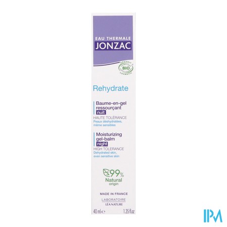 vignette JONZAC BAUME-GEL RESSOURCANT NUIT 40ML