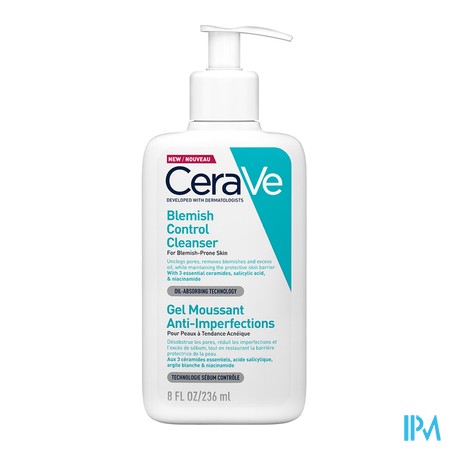 vignette CERAVE GEL MOUSSANT A/IMPERF 236ML