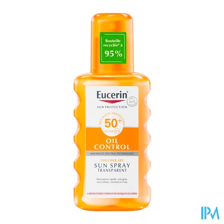vignette EUCERIN SUN SPRAY 50 + HUILE 200ML