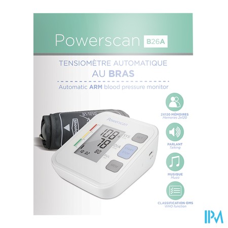 vignette POWERSCAN TENSIOMETRE AU BRAS B26A