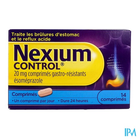 vignette NEXIUM CONTROL 20MG CPR BT 14