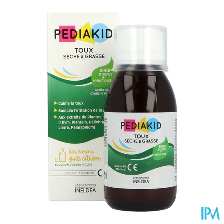 produit PEDIAKID TOUX SECHE/GRASS SP 125ML