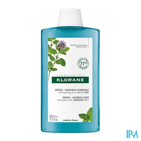 vignette KLORANE SHP DETOX MENTHE BIO 400ML
