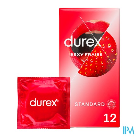 produit DUREX FUN SEXY FRAISE BT12