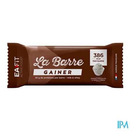vignette EA FIT LA BARRE GAINER COOKIES/CREAM 90G