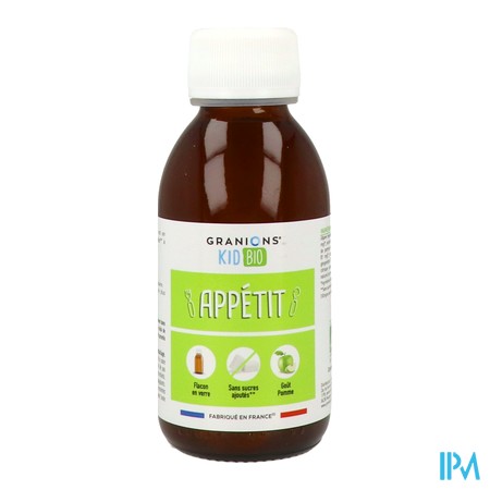 vignette GRANIONS ENFANT APPET POIRE125ML