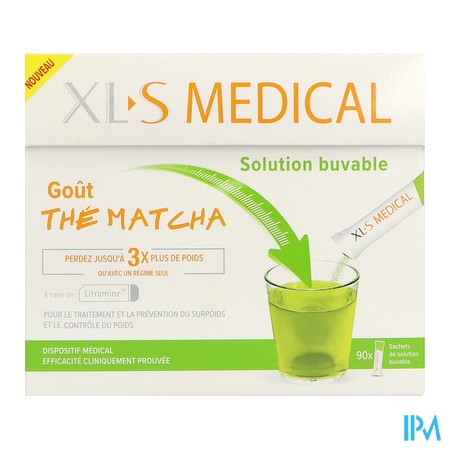 produit XL-S MED SOLUTION BUVA MATCHA 90 SACHETS