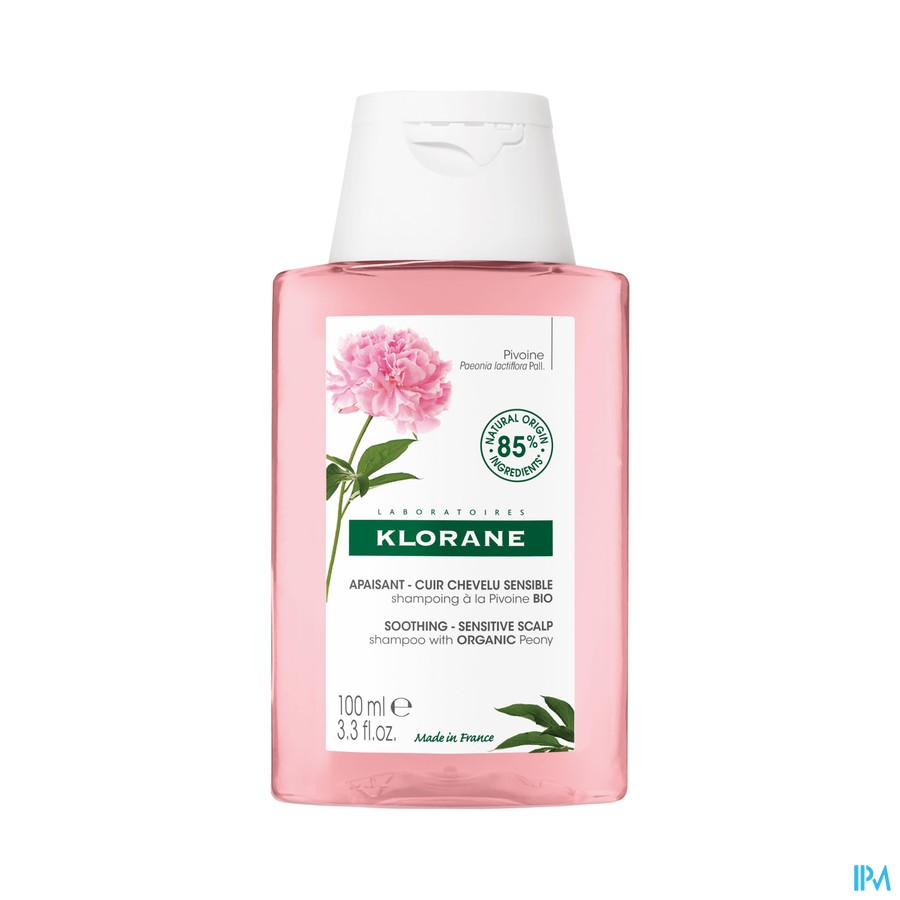 vignette KLORANE SHAMPOING PIVOINE BIO 100ML