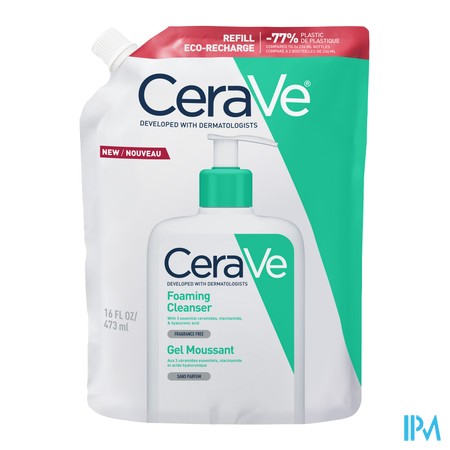 vignette CERAVE ECO RECH GEL MOUSSANT 473ML