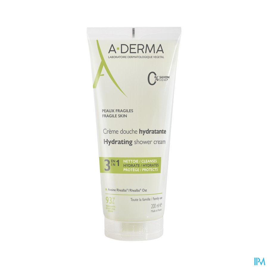 vignette A-DERMA INDISP GEL DCH HYDRAP TB200ML1