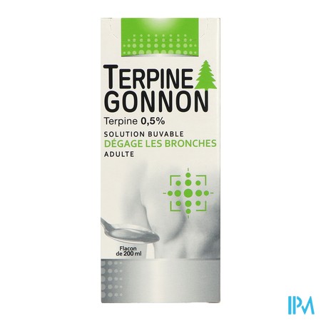 vignette TERPINE GONNON 0,5% SOL BUV 200ML