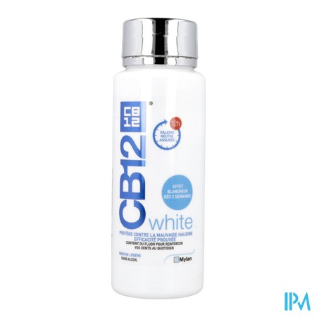vignette CB12 WHITE BAIN DE BOUCHE 250ML