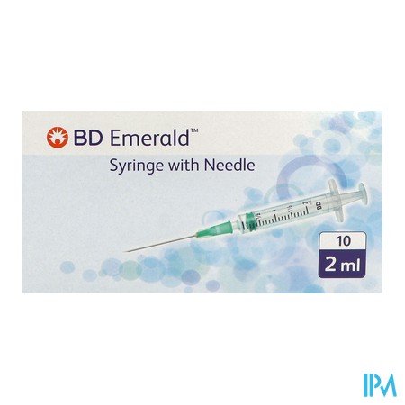 vignette SERINGUE AIGUILLE 2ML VERT 21G