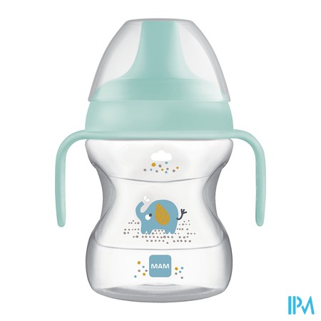 vignette TASSE MAM APPRENTI+ANSE +6M 190ML