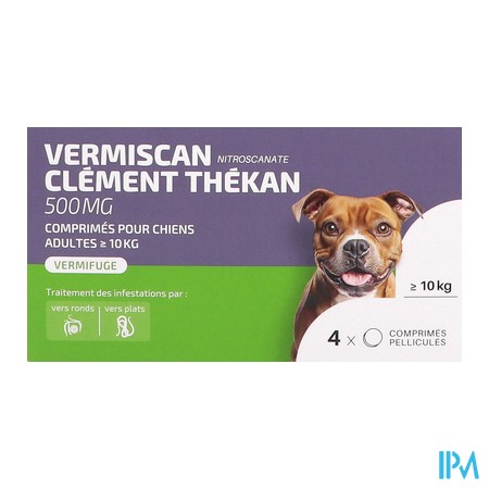 vignette CLEM/THEK API VERMISCAN CHIEN CPR4