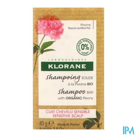 vignette KLORANE SH SOLIDE PIVOINE BIO 80G