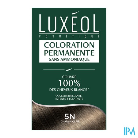 vignette LUXEOL COLORATION 5N CHATAIN CLAIR