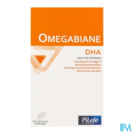 vignette PILEJE OMEGABIANE DHA HLE CAPS 80