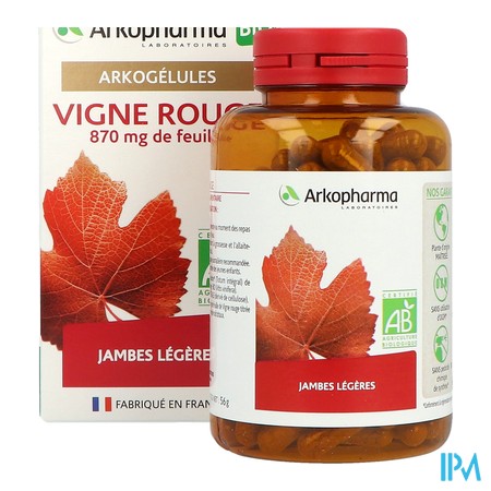produit ARKOGELULES VIGNE ROUGE BIO GELU 150