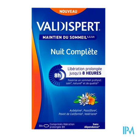 produit VALDISPERT NUIT COMPLETE 30CPR