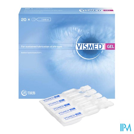 vignette VISMED GEL OPHT STER LUBRIF 20UNID