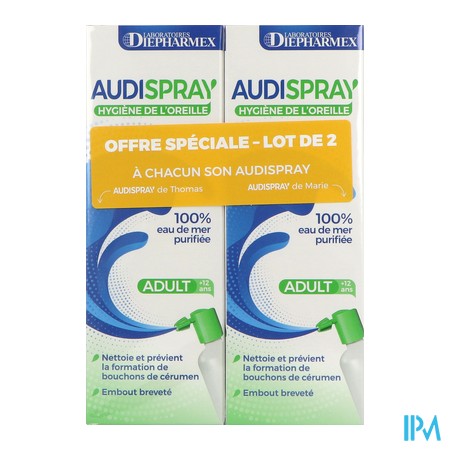 produit AUDISPRAY ADULT FR LOT 2 2X50ML