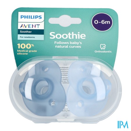 vignette SUCET AVENT SOOTHIE BLEU 0-6 MOIS
