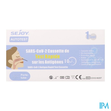 produit SEJOY AUTOTEST ANTIGENIQUE SARS COV2 BT1