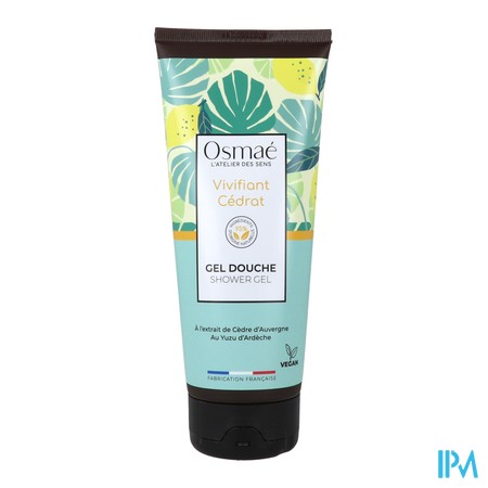 vignette OSMAE GEL DCHE VIVIFIANT CEDRAT 200ML