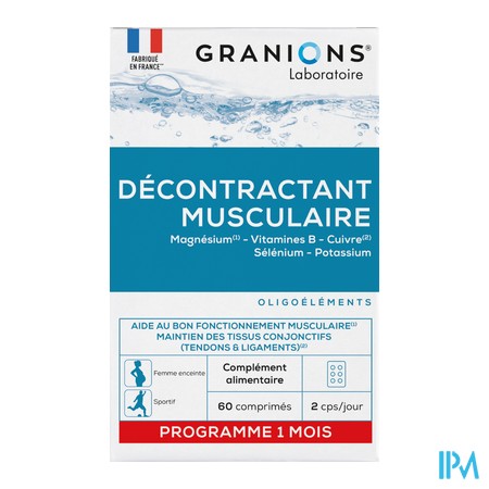 vignette GRANIONS DECONTR MUSC 60COMP