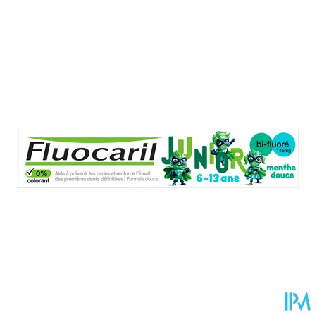 vignette FLUOCARIL JUNIOR GEL MENTHE 75ML