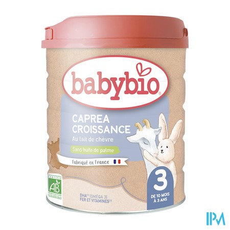 vignette BABYBIO 3AG CAPREA LAIT BIO 800G