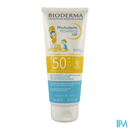 produit BIODERMA PHOTODERM KID LAIT SPF50+ 200ML