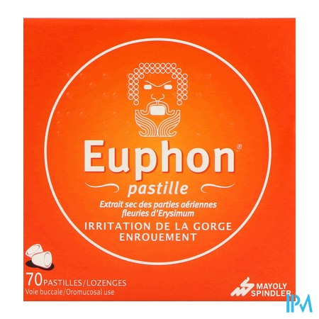 produit EUPHON PAST 70G ORANGE