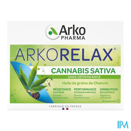 produit ARKORELAX CANNAB SAT CPR B30