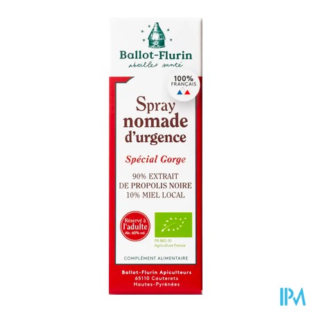vignette BALLOT FLUR SPRAY NOMADE APAISANT 15ML