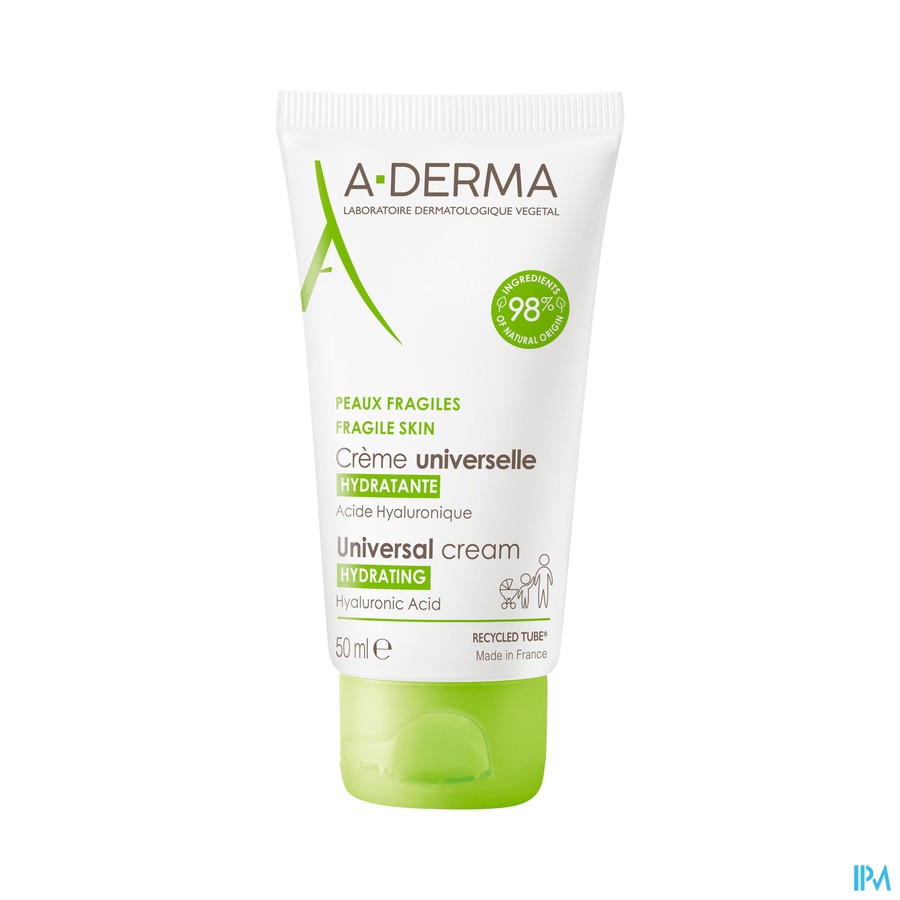 vignette A-DERMA CR UNIV HYD TB50ML1