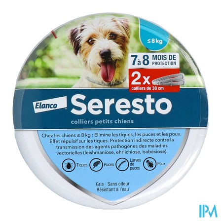 vignette COLLIER SERESTO A/PARA PT CHIEN X2