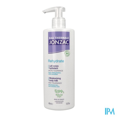 vignette JONZAC REHYDR LAIT CORPS 400ML