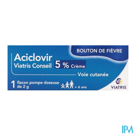 produit ACICLOVIR MYLA 5% CR FL POMP2G