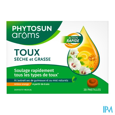 vignette PHYTOSUN AROMS PASTILLES TOUX 20