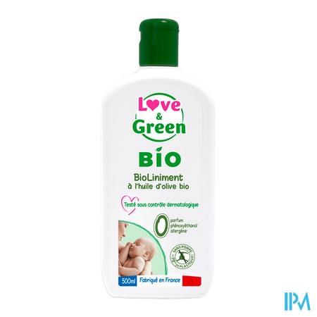 produit LOVE & GREEN BIOLINIMENT BIO 500ML
