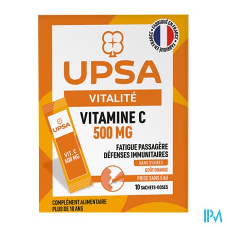 vignette VIT C UPSA 500MG 10SACH