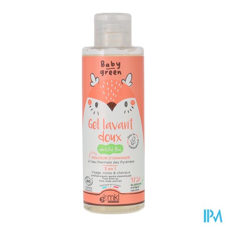 vignette MKL GEL LAVANT BEBE BIO 100ML BABY GREEN