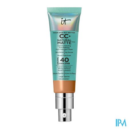 produit ITCOSM CC+ NATURAL MATTE INTL 32ML TAN