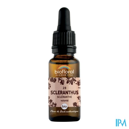 vignette BIOFLORAL ELIXIR SCLERANTHE 20ML